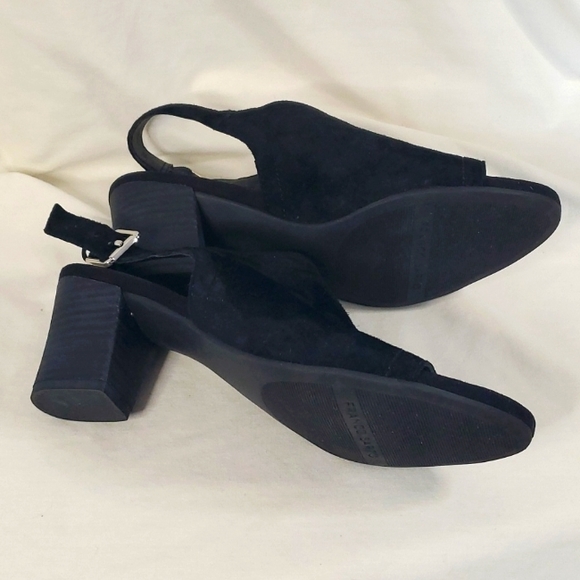 Black Franco Sarto Slingback Size 7 (Reiki Cleansed And Infused) - Picture 4 of 6